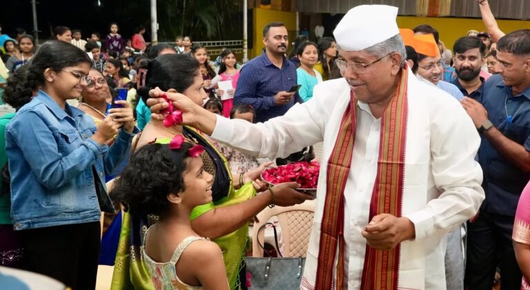 नामदार चंद्रकांत पाटील यांच्या पुढाकारातून कोथरुडमध्ये भव्य दिव्य अशा महा कन्यापूजन सोहळ्याचे आयोजन… कन्यांचे पूजन करून पाटील यांनी केले देवीरूपाला वंदन