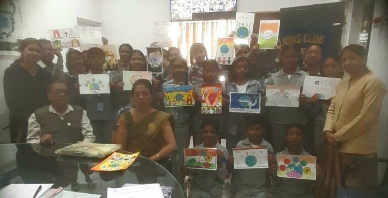 बाल दिवस पर बच्चों ने पीस पोस्टर प्रतियोगिता में बढ चढ कर हिस्सा लिया: पंकज राजाभोज